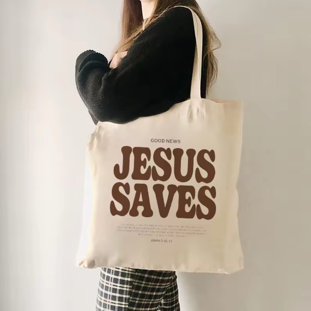 Canvas Christian Shoulder Bag
